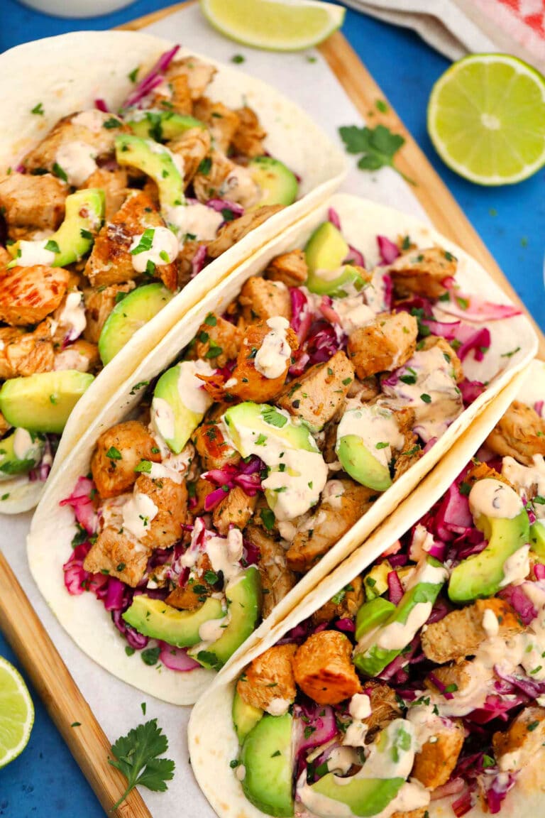 Chipotle Chicken Tacos with Chipotle Sauce [Video] - Sweet and Savory Meals