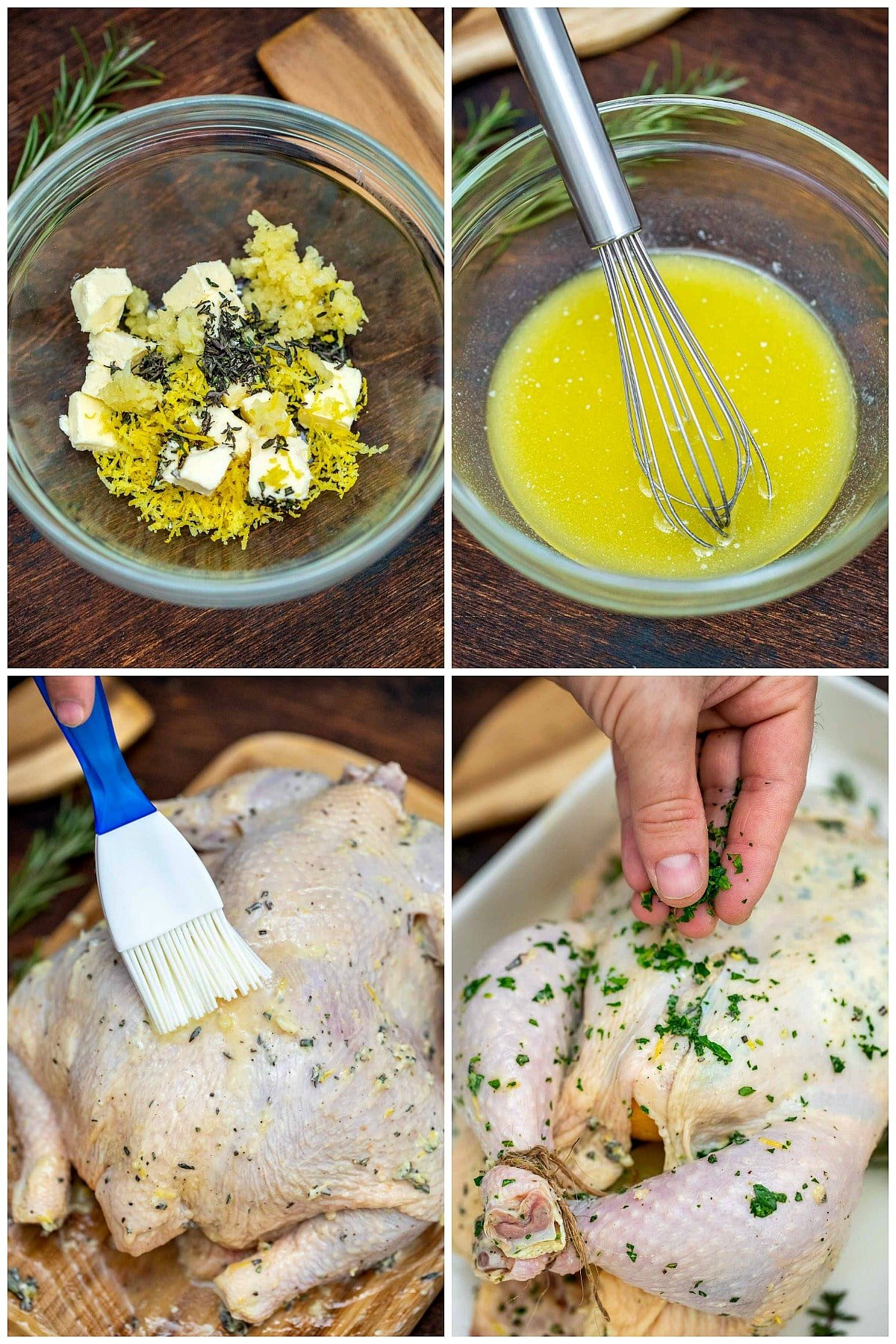 Garlic Herb Butter Roasted Chicken [Video] Sweet and Savory Meals