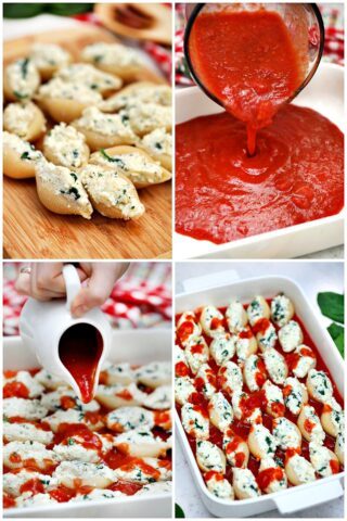 Spinach Ricotta Stuffed Shells [Video] - Sweet and Savory Meals