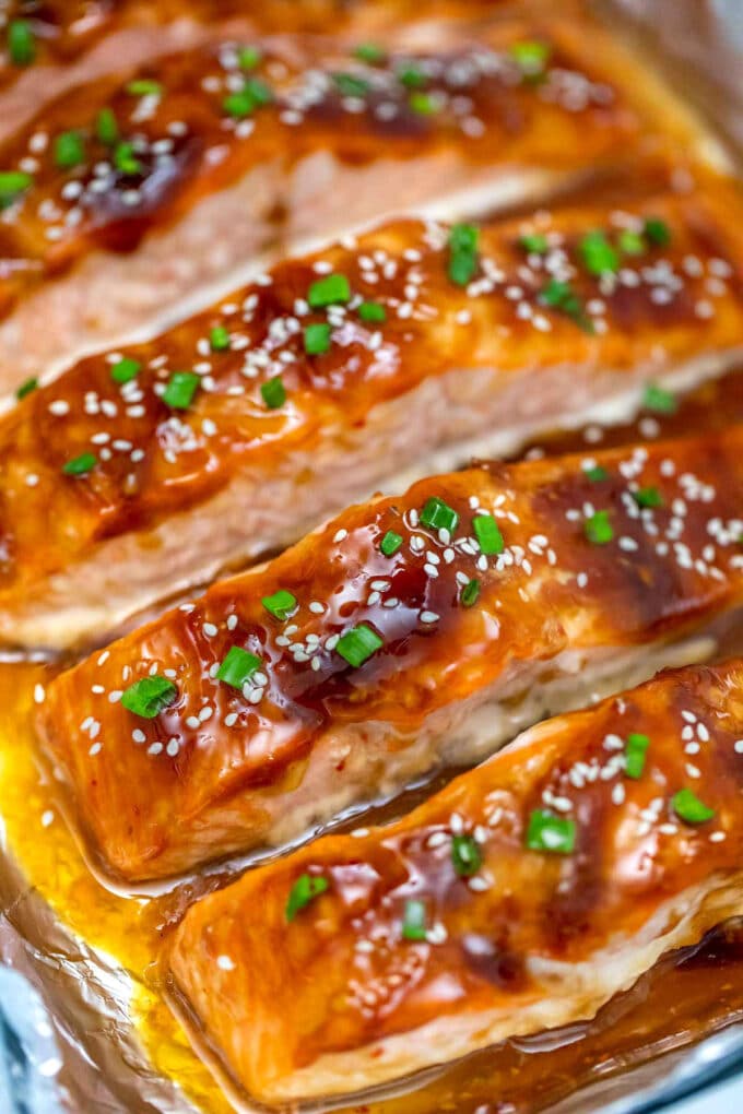 Teriyaki Salmon With Homemade Teriyaki Sauce Sweet And Savory Meals