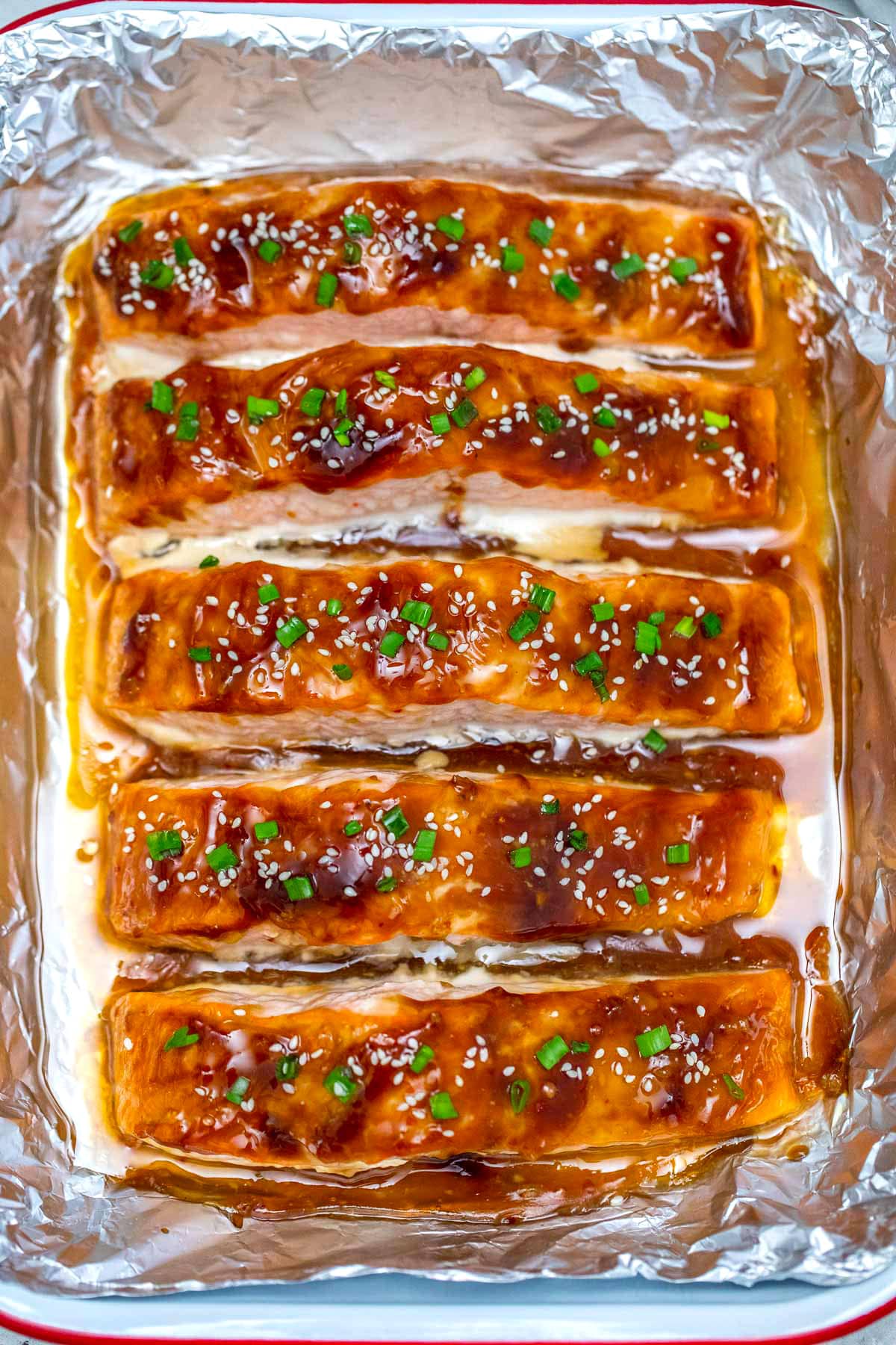 Teriyaki Salmon with Homemade Teriyaki Sauce - Sweet and Savory Meals