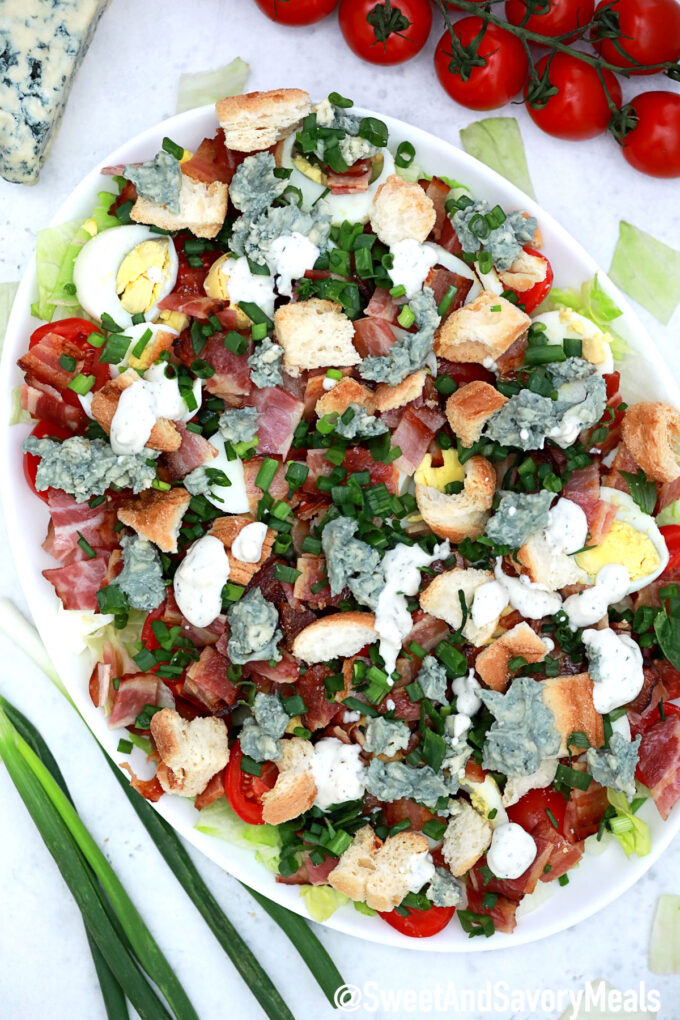 Image of BLT salad.