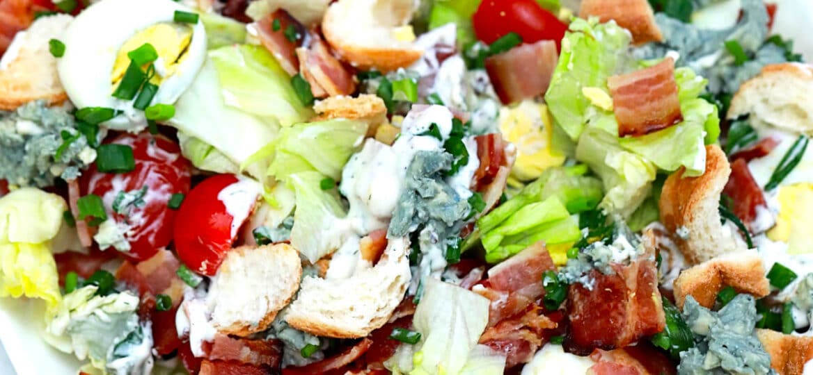 Photo of BLT Salad recipe.