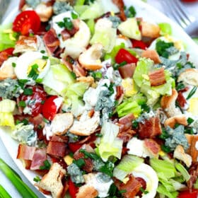 Photo of BLT Salad recipe.