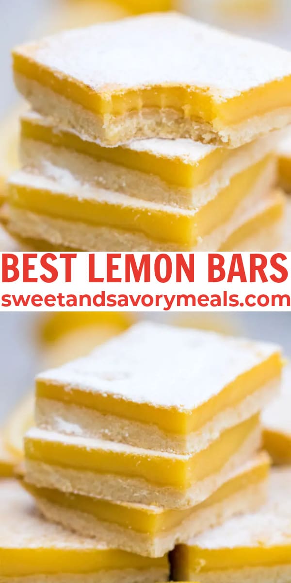 easy lemon bars pin