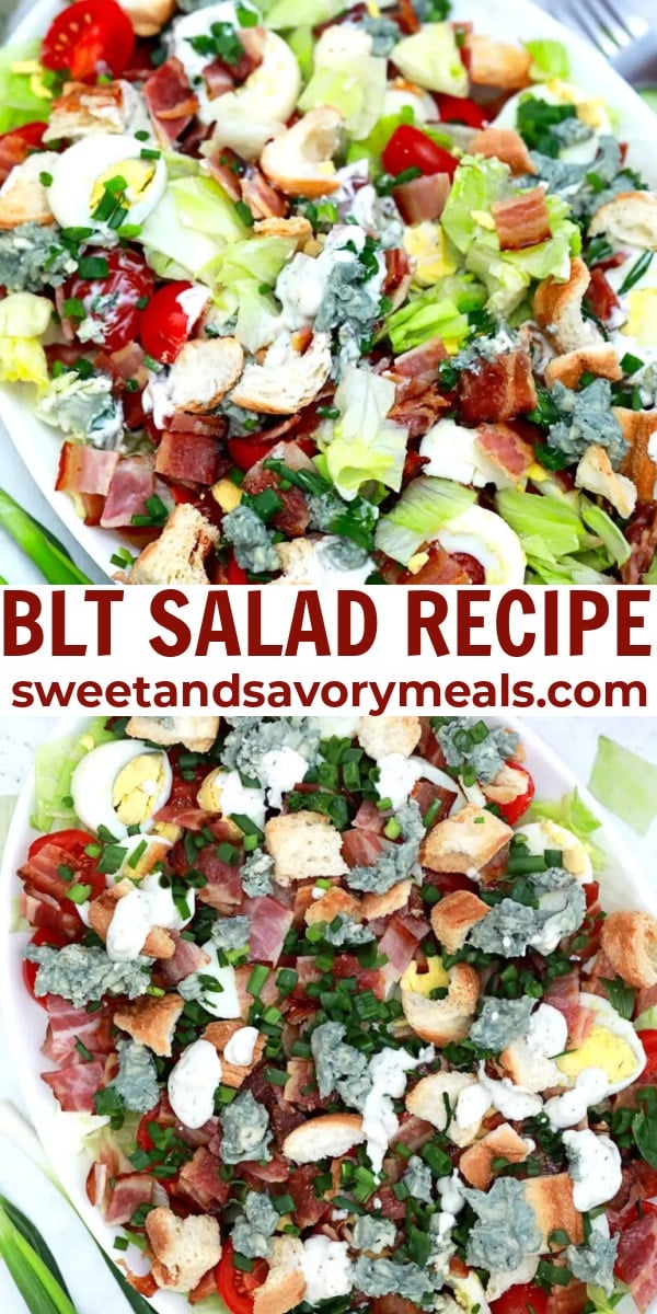 easy blt salad pin
