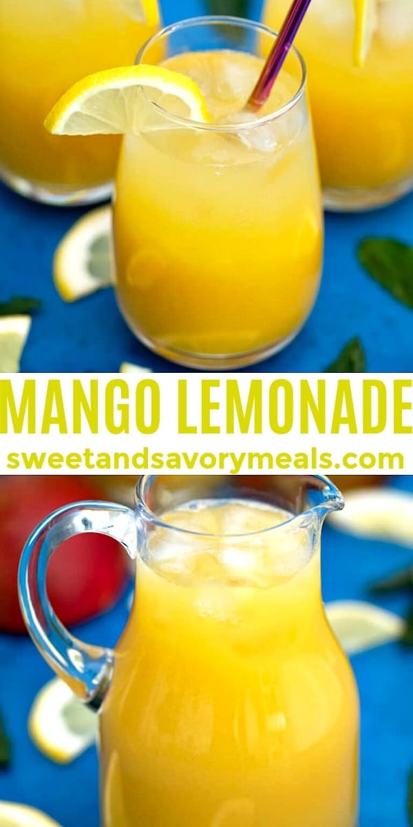 easy mango lemonade pin