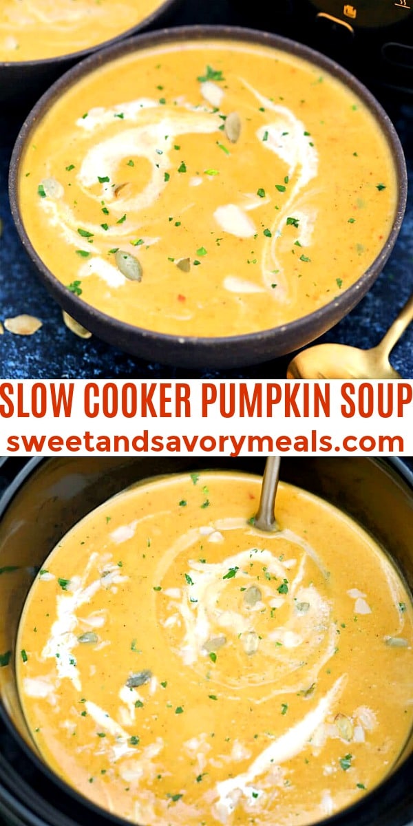 easy slow cooker pumpkin soup