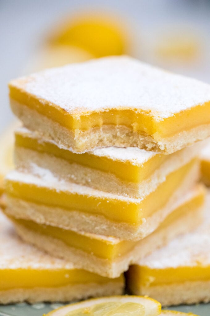 Image of lemon bars recipe.