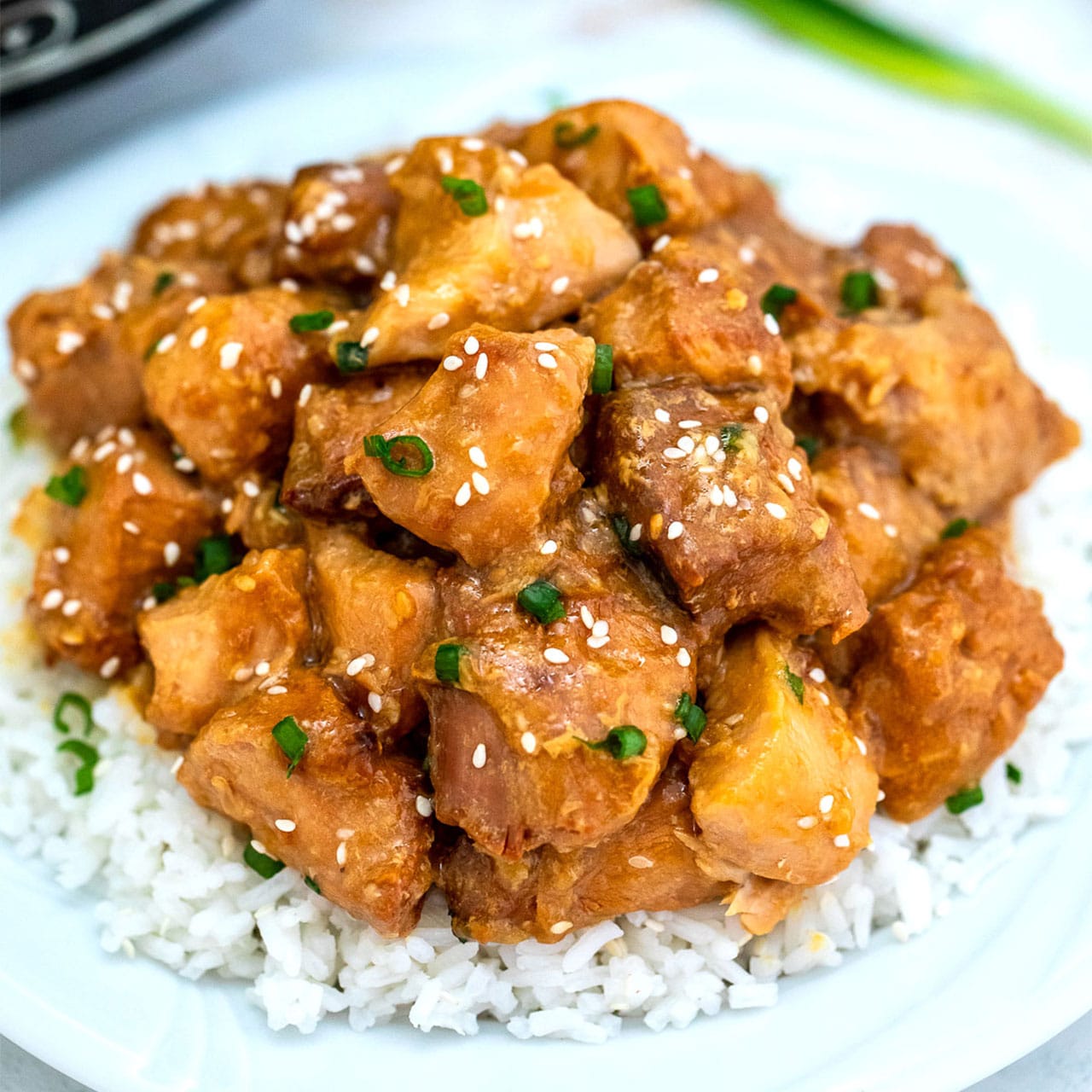 Slow Cooker Honey Sesame Chicken - The Gunny Sack