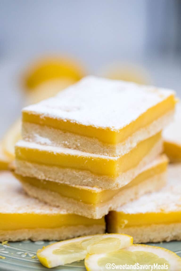 Photo of lemon bars.