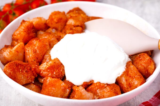 Tikka masala marinade.