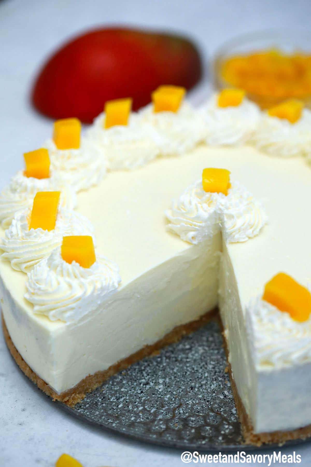 No Bake Mango Cheesecake [Video] Sweet and Savory Meals