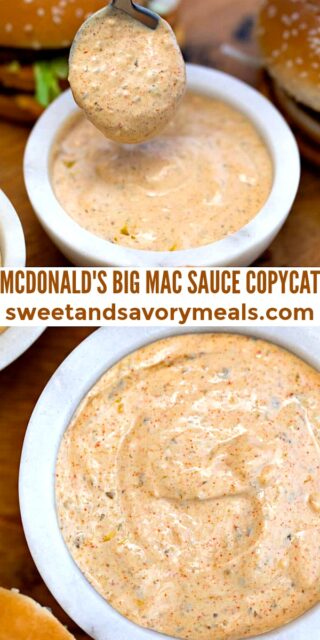 Mcdonald's Big Mac Sauce Copycat [video] - Sweet And Savory Meals