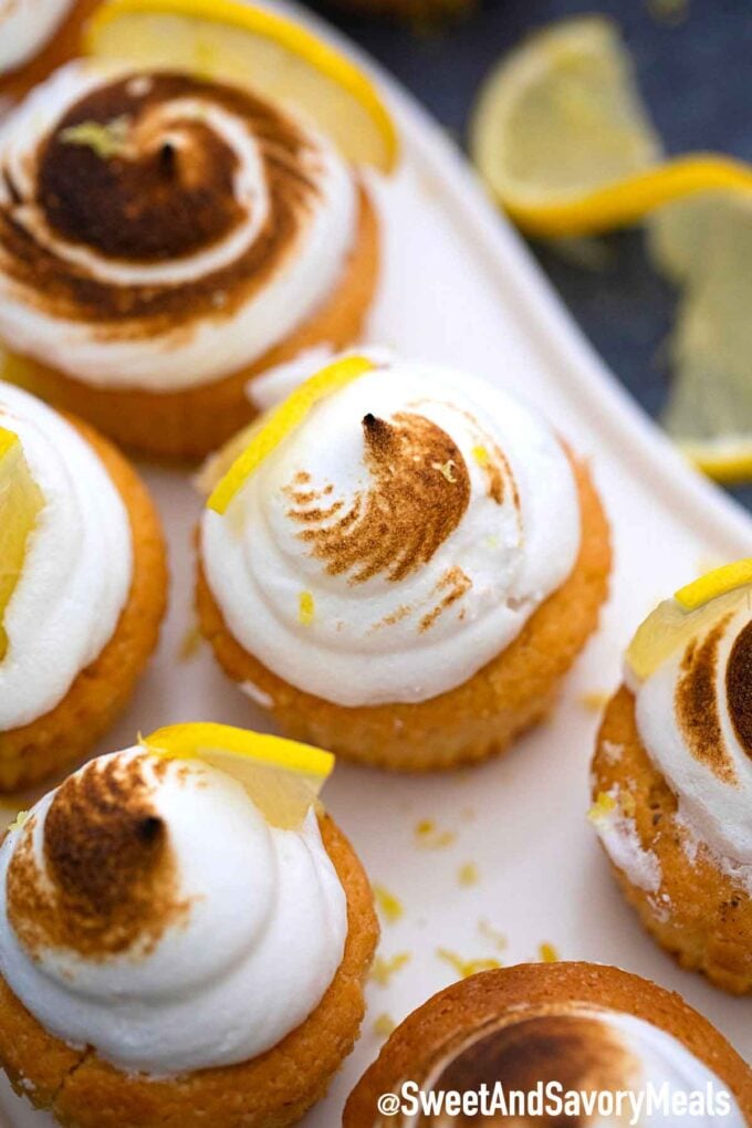 Lemon meringue cupcakes.