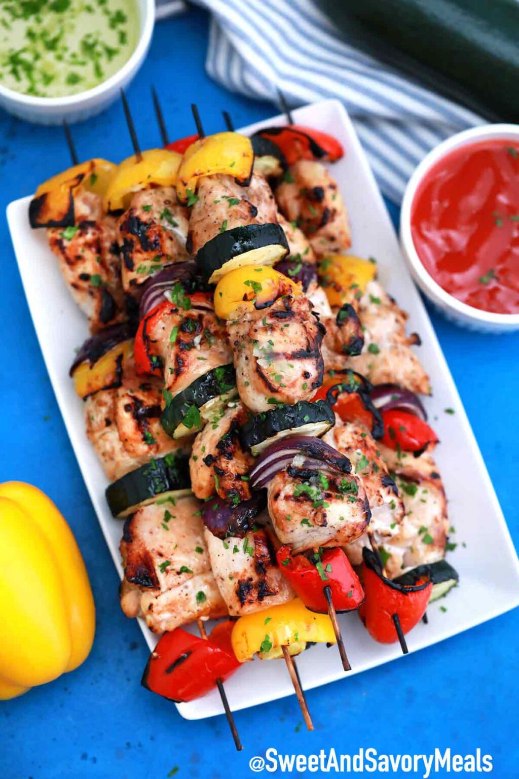 Grilled Chicken Skewers Recipe [Video] - Sweet and Savory Meals