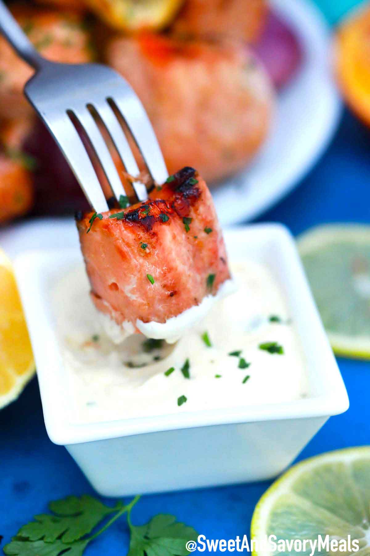 Grilled Salmon Skewers [Video] - Sweet And Savory Meals