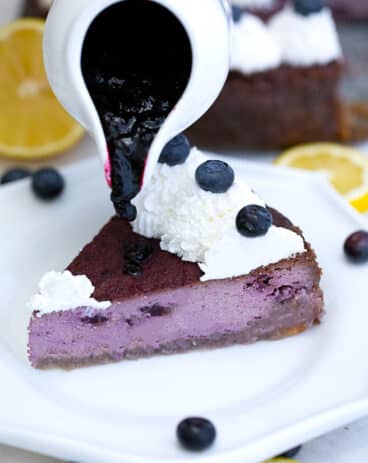 Keto Blueberry Cheesecake