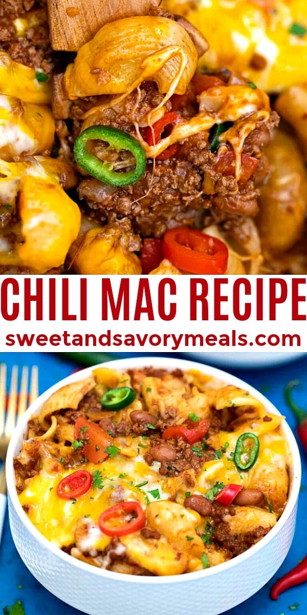 Easy Chili Mac Recipe pin