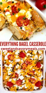 Everything Bagel Casserole Recipe [Video] - Sweet and Savory Meals