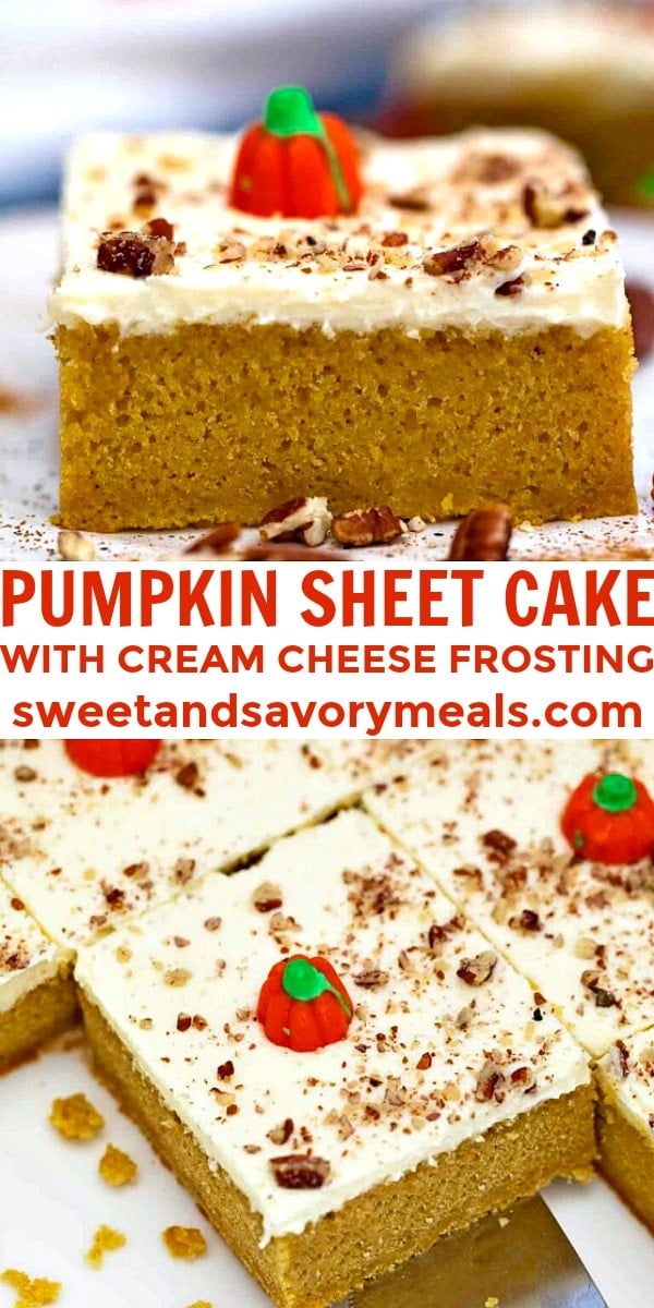 The best pumpkin sheet cake recipe