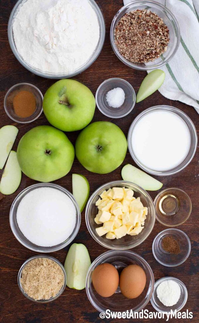 Apple bread ingredients