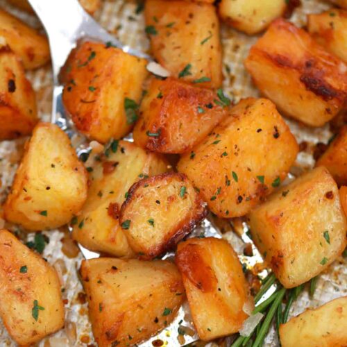 Garlic Roasted Potatoes Recipe [video] Sweet And Savory Meals