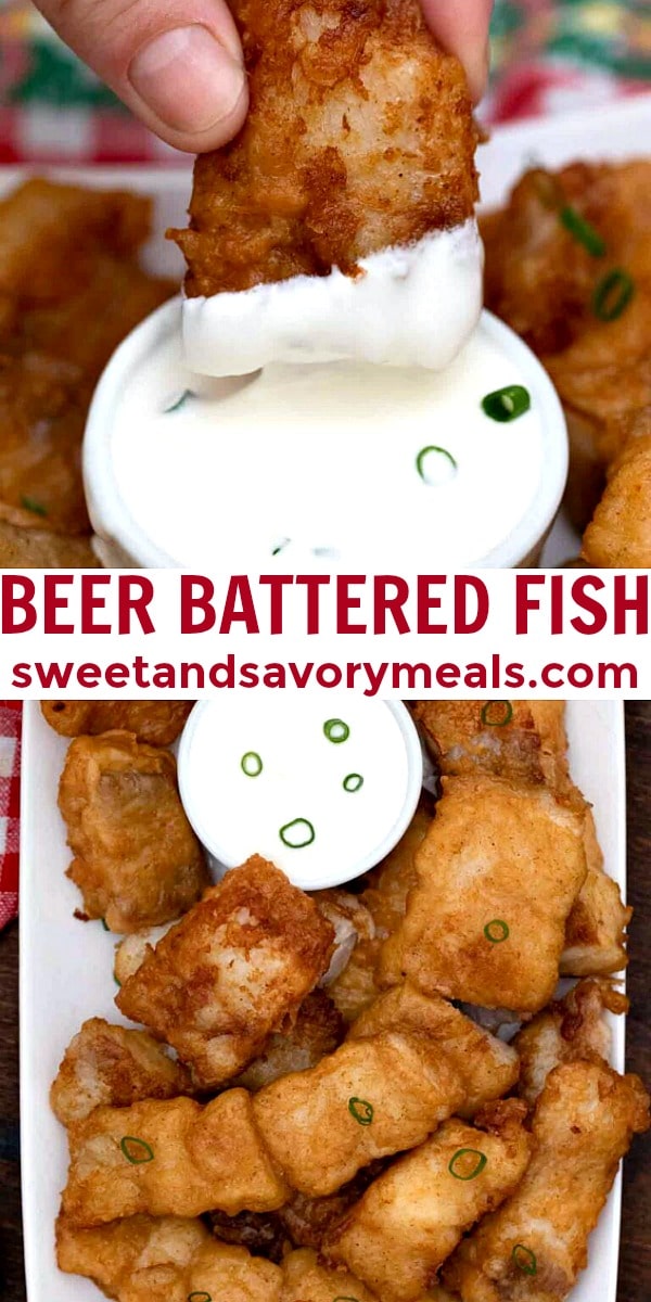 easy beer battered fish pin