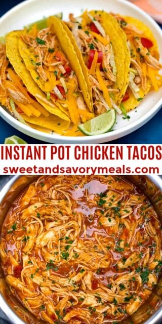 Instant Pot Chicken Tacos [Video] - Sweet and Savory Meals