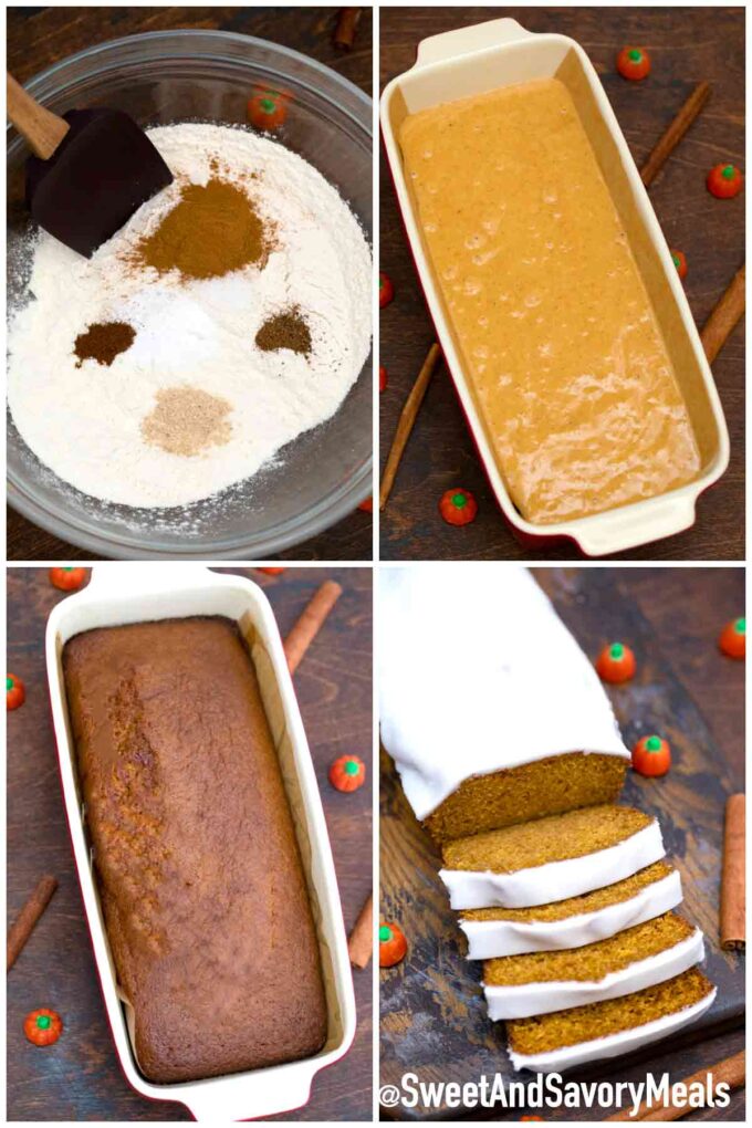 Steps how to make pumpkin bread recipe