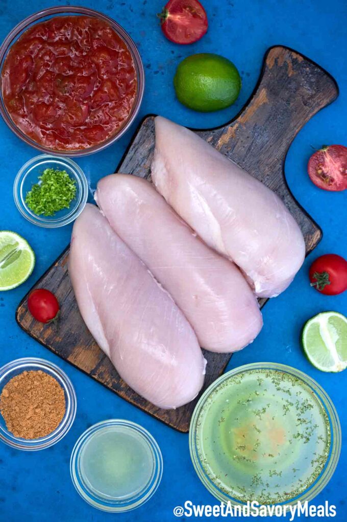 instant pot chicken tacos ingredients