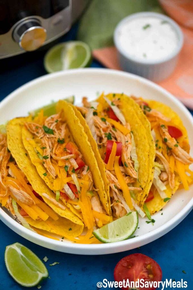 instant pot chicken tacos