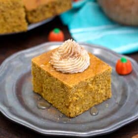 pumpkin cornbread slice