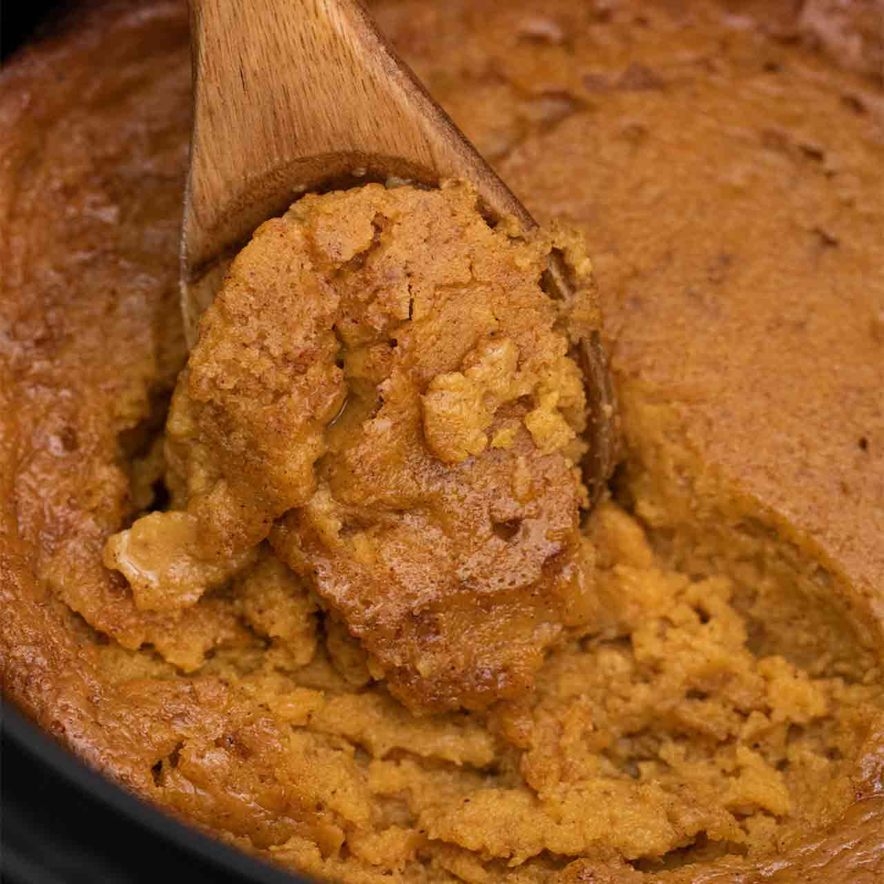 Slow Cooker Pumpkin Pie Pudding