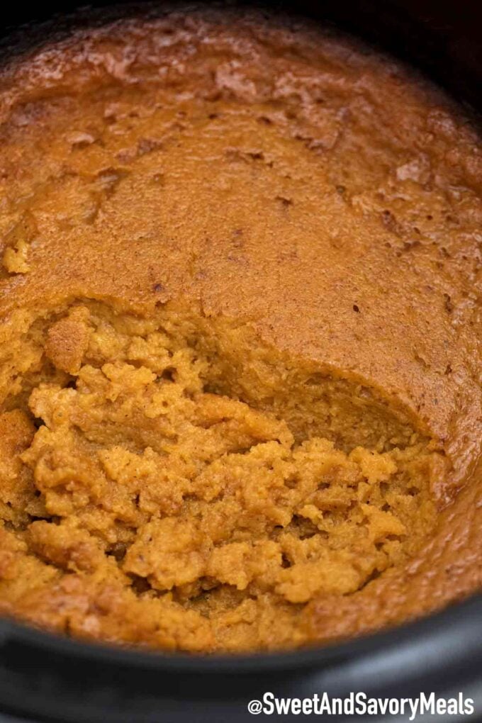 crockpot pumpkin pie pudding