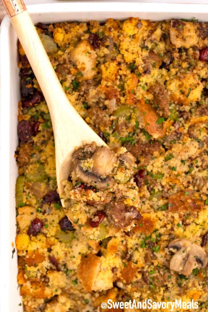 southern cornbread dressing casserole