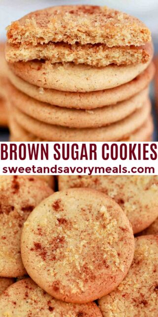 Chewy Brown Sugar Cookies [Video] - Sweet and Savory Meals