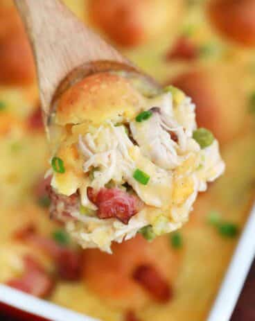 chicken and dumplings with bacon