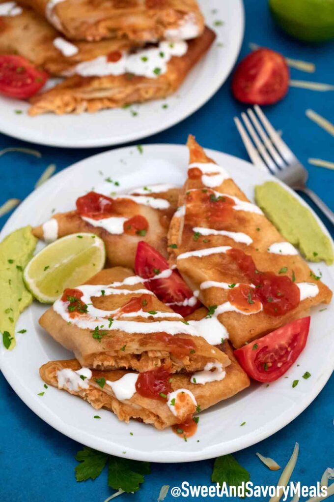 Chicken Chimichangas - A Family Feast®