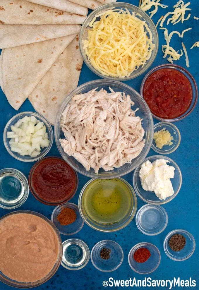 chicken chimichangas ingredients