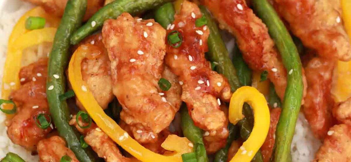 Panda Express honey sesame chicken