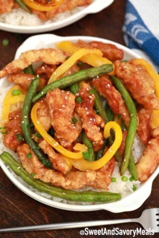 Panda Express honey sesame chicken