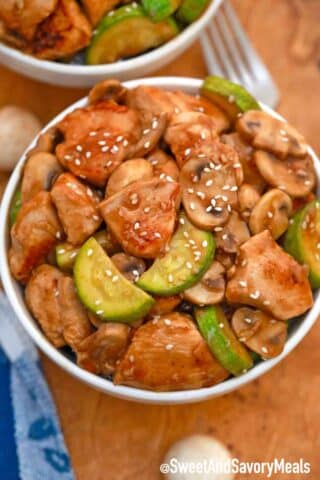 Panda Express mushroom chicken