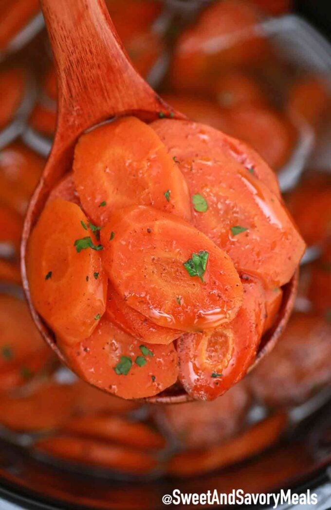 slow cooker roasted carrots