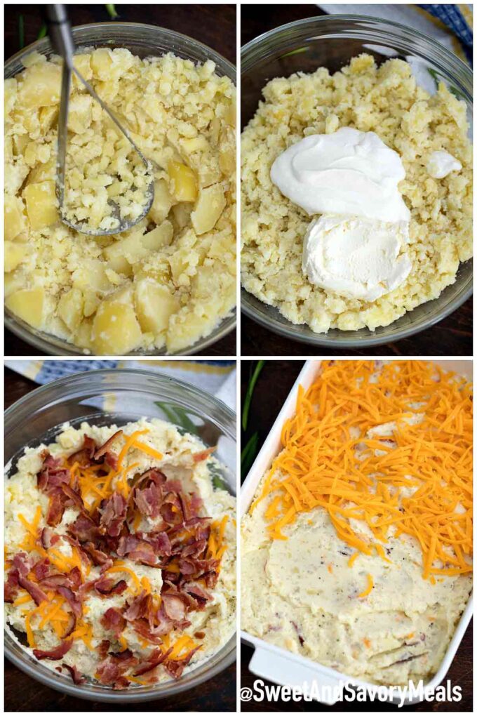 steps how to make mashed potato casserole