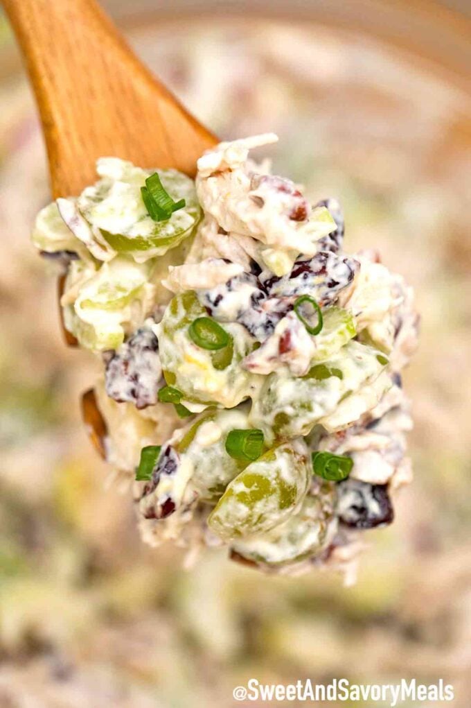 turkey salad with grapes