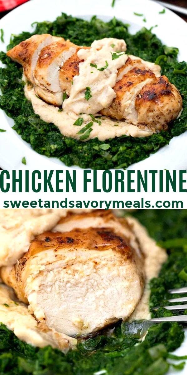 easy chicken florentine pin