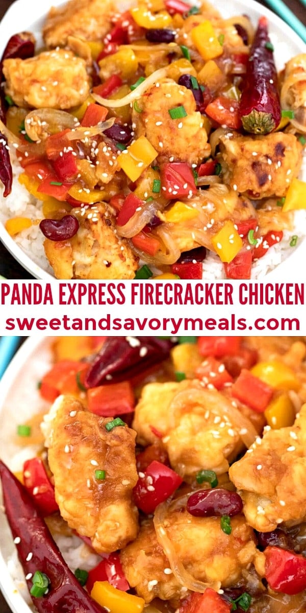 easy panda express firecracker chicken pin