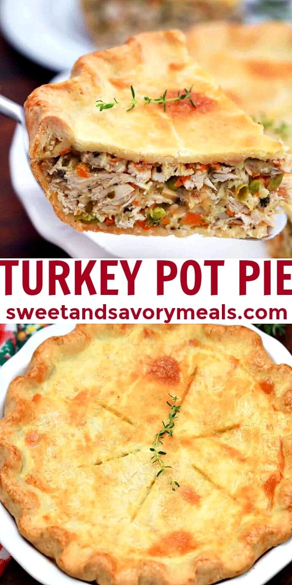 easy turkey pot pie pin