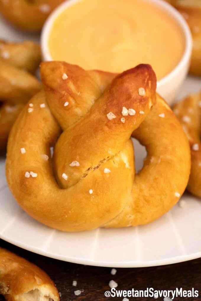 baked soft pretzel